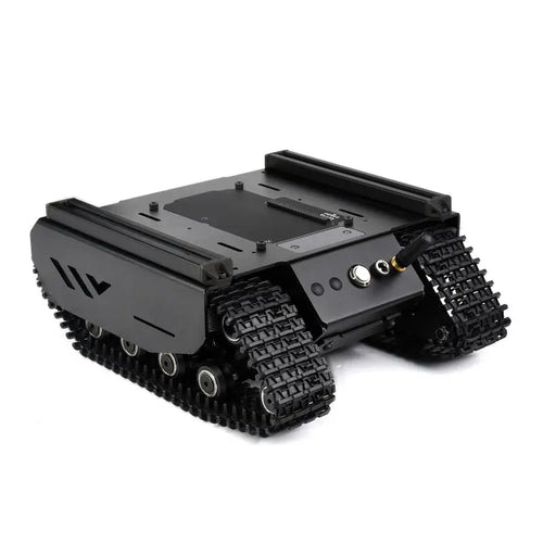 Off-Road Tracked UGV, Multiple Hosts Support, w/ External Rails & ESP32 Slave