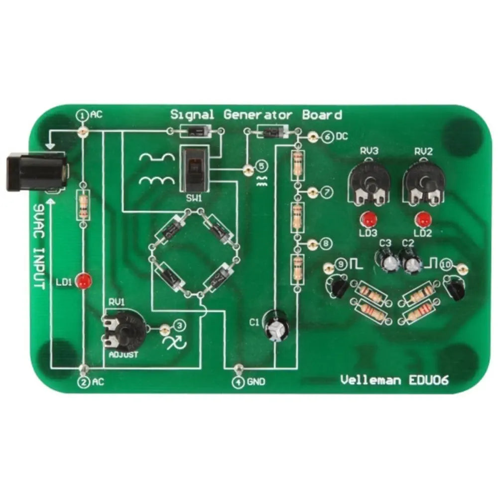 Oscilloscope Tutor board