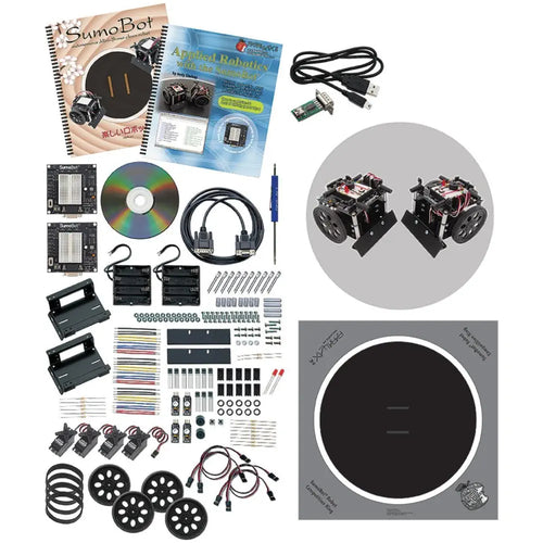 Parallax SumoBot Robot Competition Kit (Serial with USB Adapter and Cable)