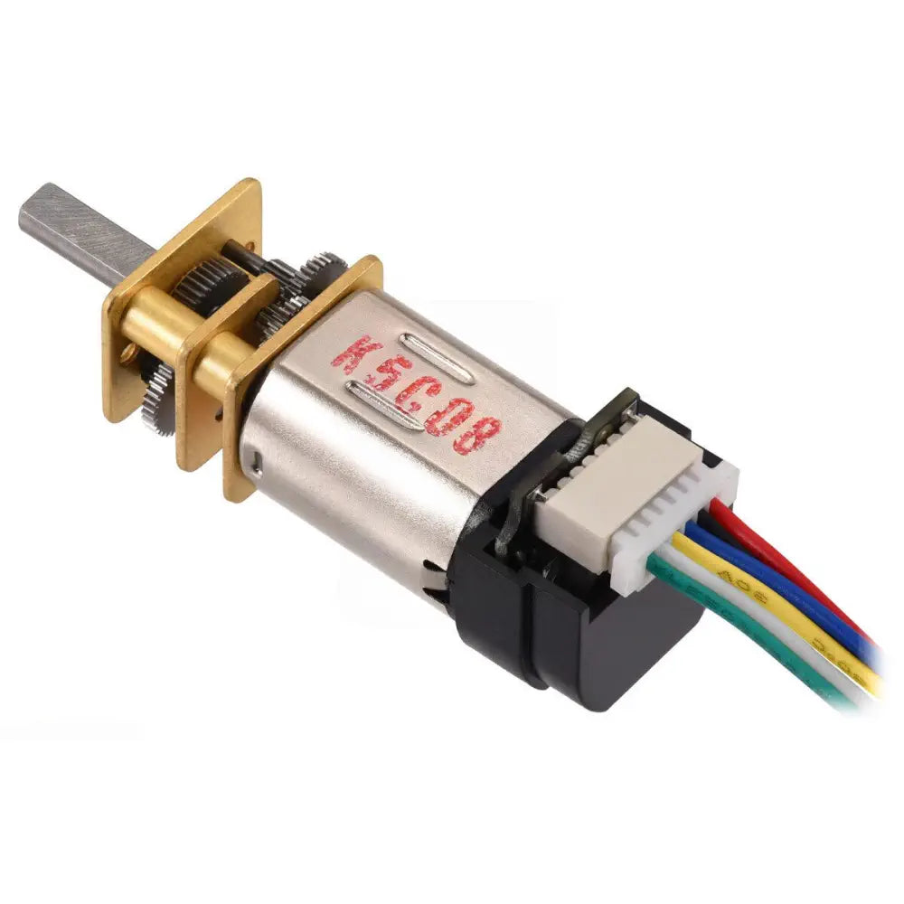 Pololu 1000:1 Micro Metal Gearmotor HPCB 12V w/ 12 CPR Encoder, Back Connector