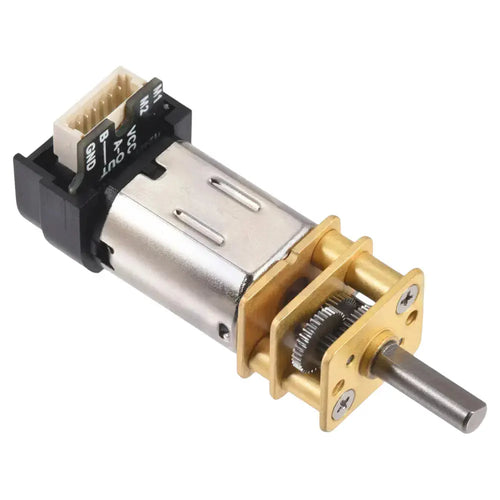 Pololu 1000:1 Micro Metal Gearmotor HPCB 12V w/ 12 CPR Encoder, Side Connector