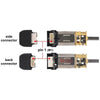 Pololu 1000:1 Micro Metal Gearmotor LP 6V w/ 12 CPR Encoder, Side Connector