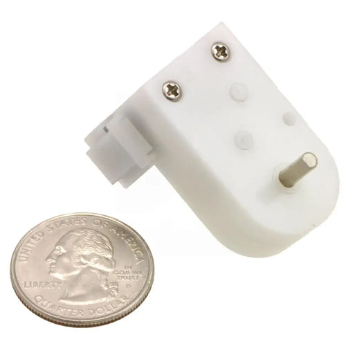 Pololu 120:1 Mini Plastic Gearmotor HP, Offset 3mm D-Shaft Output, Extended Motor Shaft