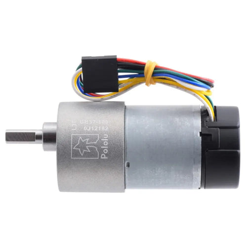 Pololu 12V 100:1 Metal Gear Motor HP w/ 64 CPR Encoder