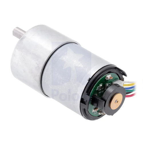 Pololu 24V 37Dx65L mm 6.3:1 Metal Gearmotor w/ 64 CPR Encoder (Helical Pinion)