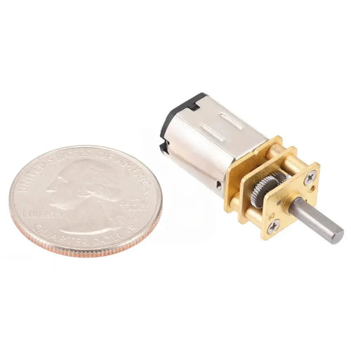 Pololu 298:1 Micro Metal Gearmotor MP 6V w/ Extended Motor Shaft