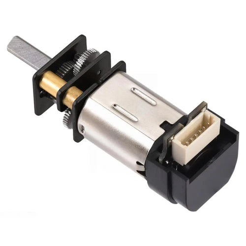 Pololu 380:1 Micro Metal Gearmotor HP 6V w/ 12 CPR Encoder, Side Connector