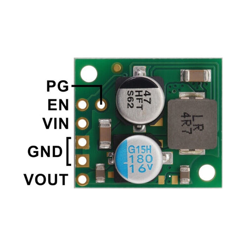 Pololu 5V Step-Down Voltage Regulator D30V30F5, 3.4A Continuous Output