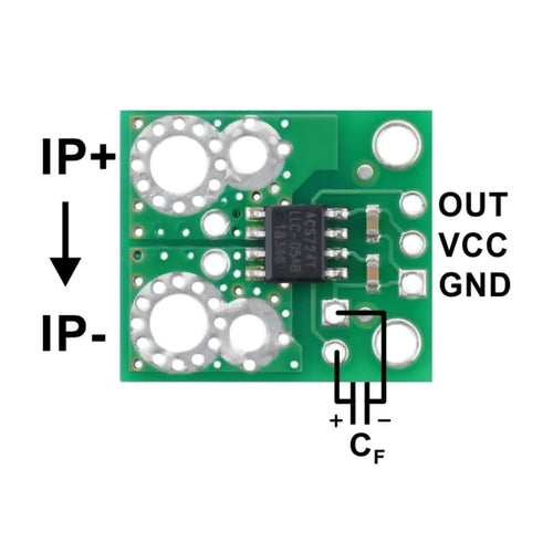 Pololu ACS724 Bidirectional Current Sensor Carrier (±30A)