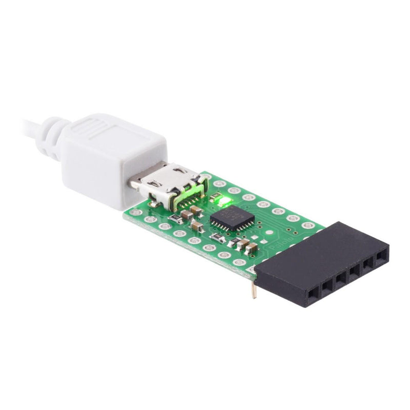 Pololu CP2102N USB-to-Serial Adapter Carrier
