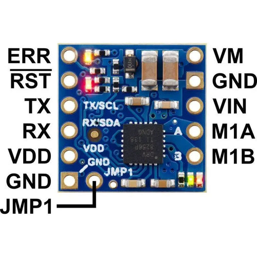 Pololu Motoron M1U256 Single Serial Motor Controller (Header Pins Soldered)