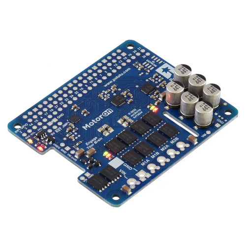 Pololu Motoron M2H18v20 Dual High-Power Motor Controller Kit for Raspberry Pi