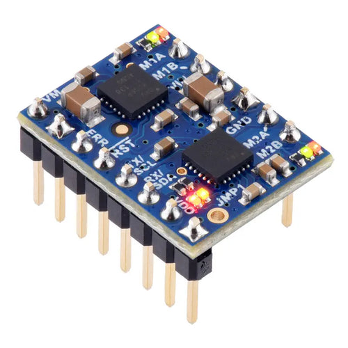 Pololu Motoron M2T256 Dual I2C Motor Controller (Header Pins Soldered)