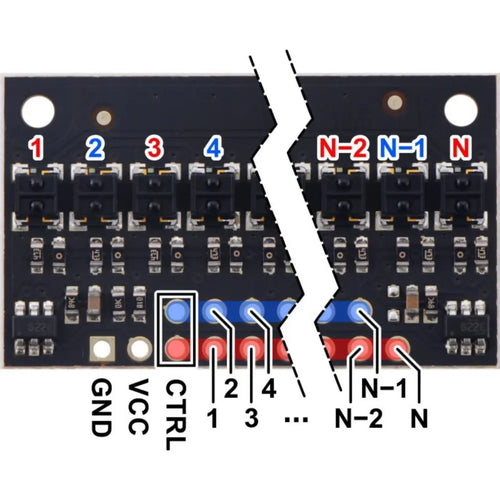 Pololu QTRX-HD-15A Reflectance Sensor Array