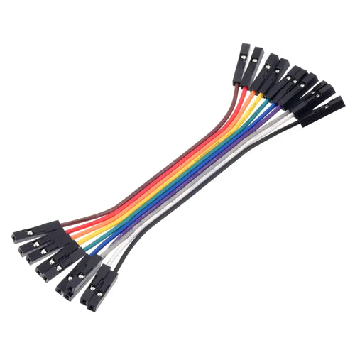 Pololu Ribbon Cable Premium Jumper Wire Set 10-Color F-F 24 inch / 60 cm (10x)