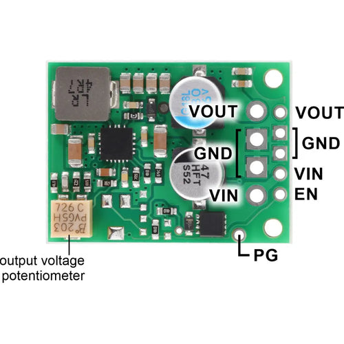Pololu 1.4-7V, 3.8A Fine-Adjust Step-Down Voltage Regulator D30V33MAL