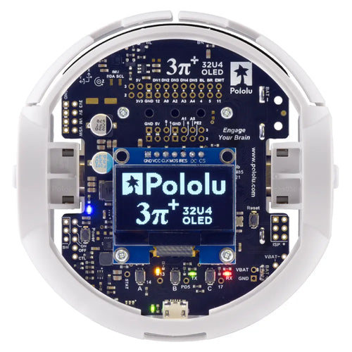 Pololu 3pi+ 32U4 OLED Robot - Hyper Edition (15:1 HPCB Motors), Assembled