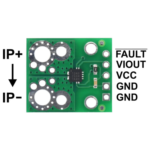 Pololu ACS71240KEXBLT-010B5 Current Sensor Carrier -10A to +10A, 5V