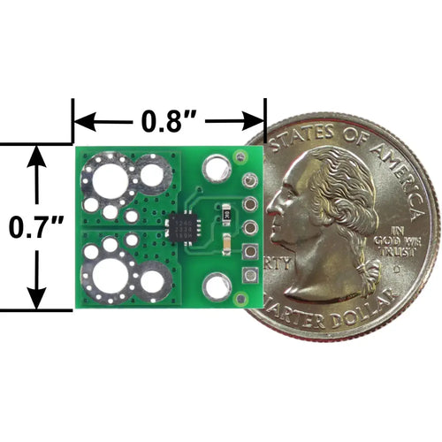 Pololu ACS71240KEXBLT-010B5 Current Sensor Carrier -10A to +10A, 5V