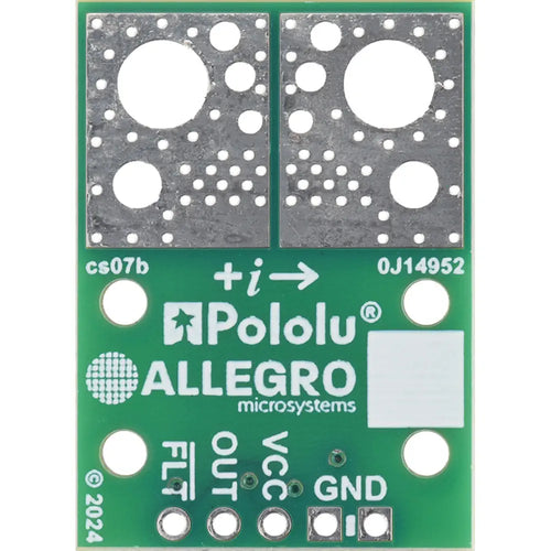 Pololu CT433-HSWF50MR TMR Current Sensor Compact Carrier -50A to +50A, 3.3V