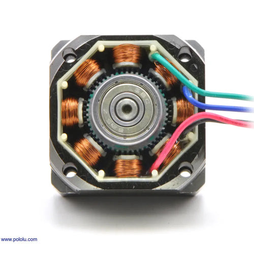 Pololu Stepper Motor: Bipolar, 200 Steps/Rev, 35×28mm, 10V, 0.5 A/Phase