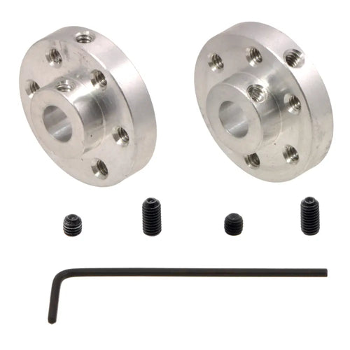 Pololu Universal Aluminum Mounting Hub for 1/4″ (6.35mm) Shaft,