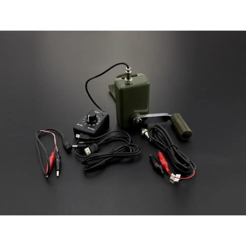Portable Hand Crank Power Generator w/ Voltage Regulator