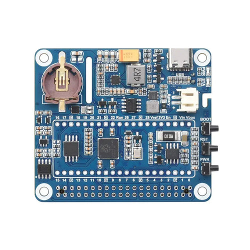 Waveshare Power Management HAT for RPi, Charging & Power, RTC, Multiple Protection