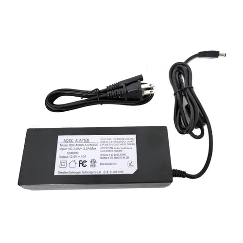 Power Supply Output 12VDC 10A Input 100-240VAC