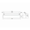 RoboteQ MGSW1600 All-metal Shock-Resistant 160mm Wide Magnetic Track Sensor