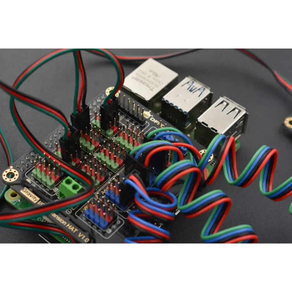 DFRobot Gravity IO Expansion HAT for Raspberry Pi 4B/3B+