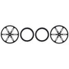 Pololu Wheel Pair for Standard Servo Splines (25T, 5.8 mm) 70 x 8 mm (Black)