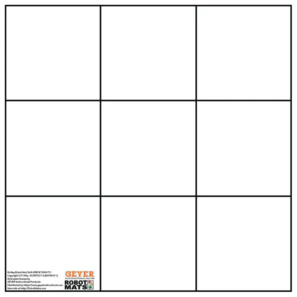 Botley Bot Grid Mat (9-inch squares)