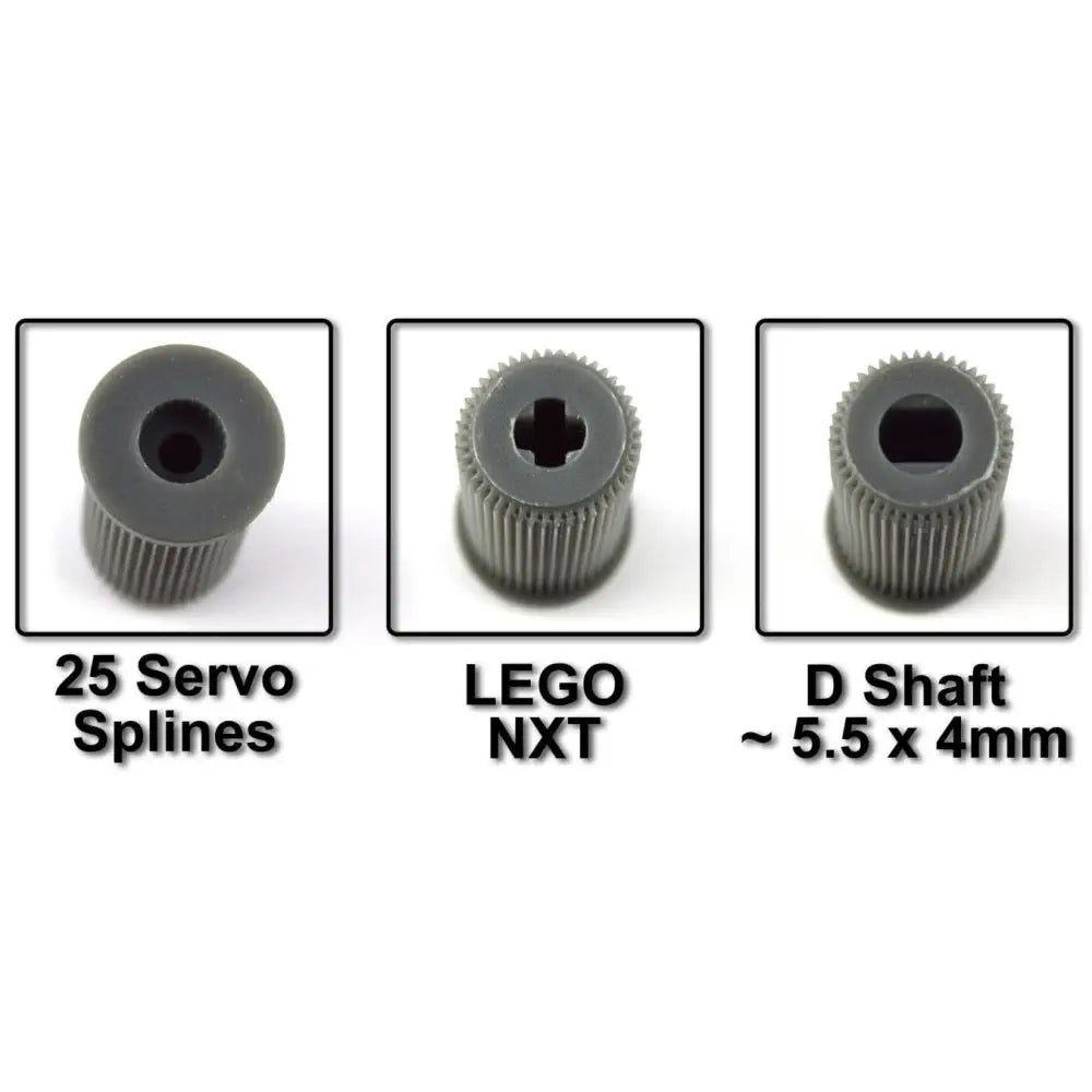 58mm Plastic Omni Wheel (compatible with Servos and Lego