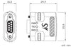 SystemBase CS 428/9at Mini2 Serial Converter Mini - RS232 to RS422/485