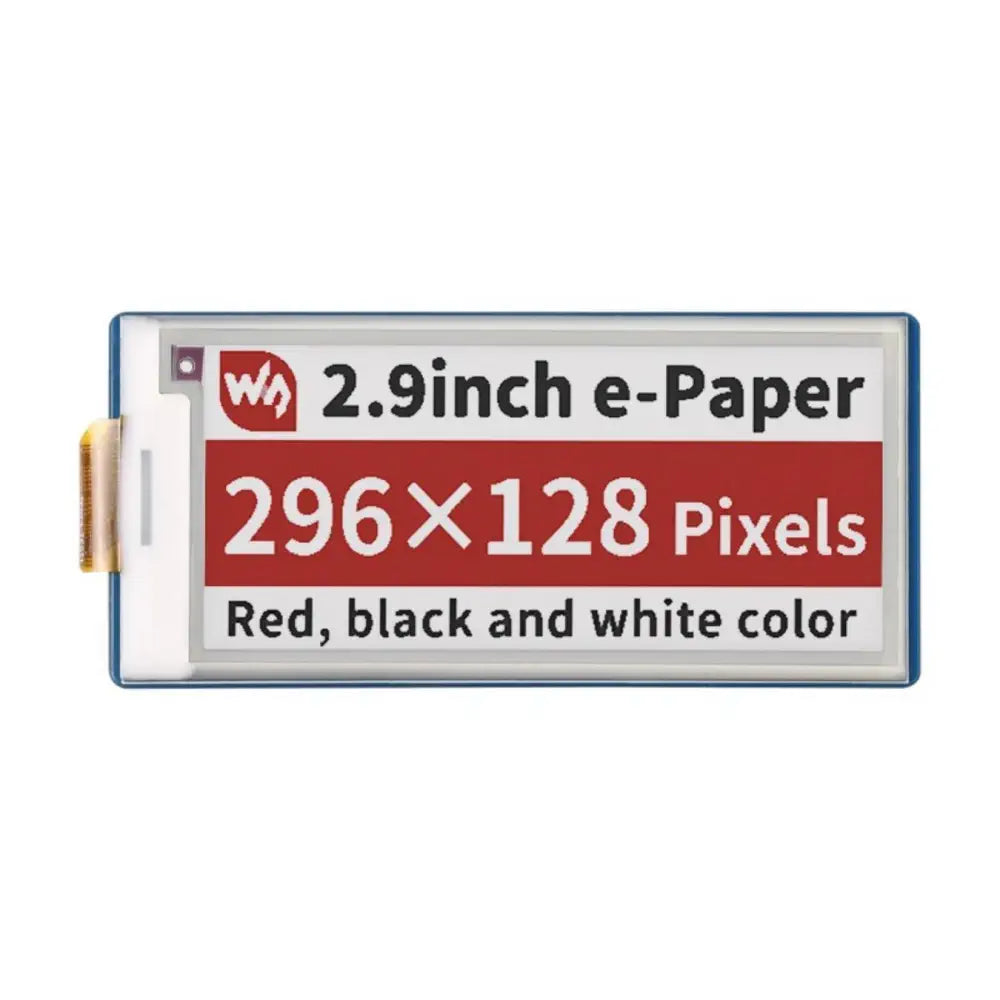2.9in E-Paper E-Ink Display Module (B) for Raspberry Pi Pico, 296x128, SPI