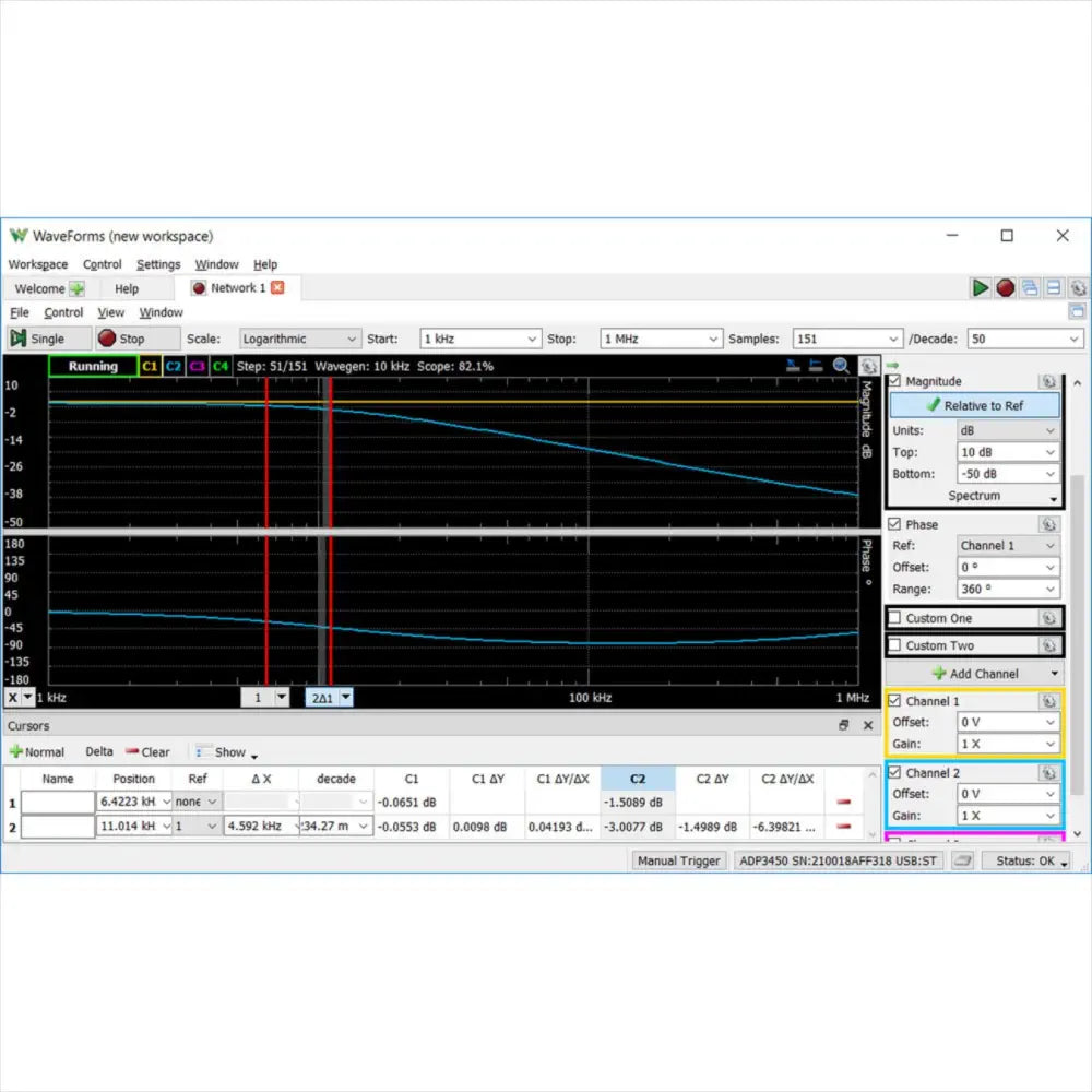 Analog Discovery Pro 3000 Series Portable High Res Oscilloscopes