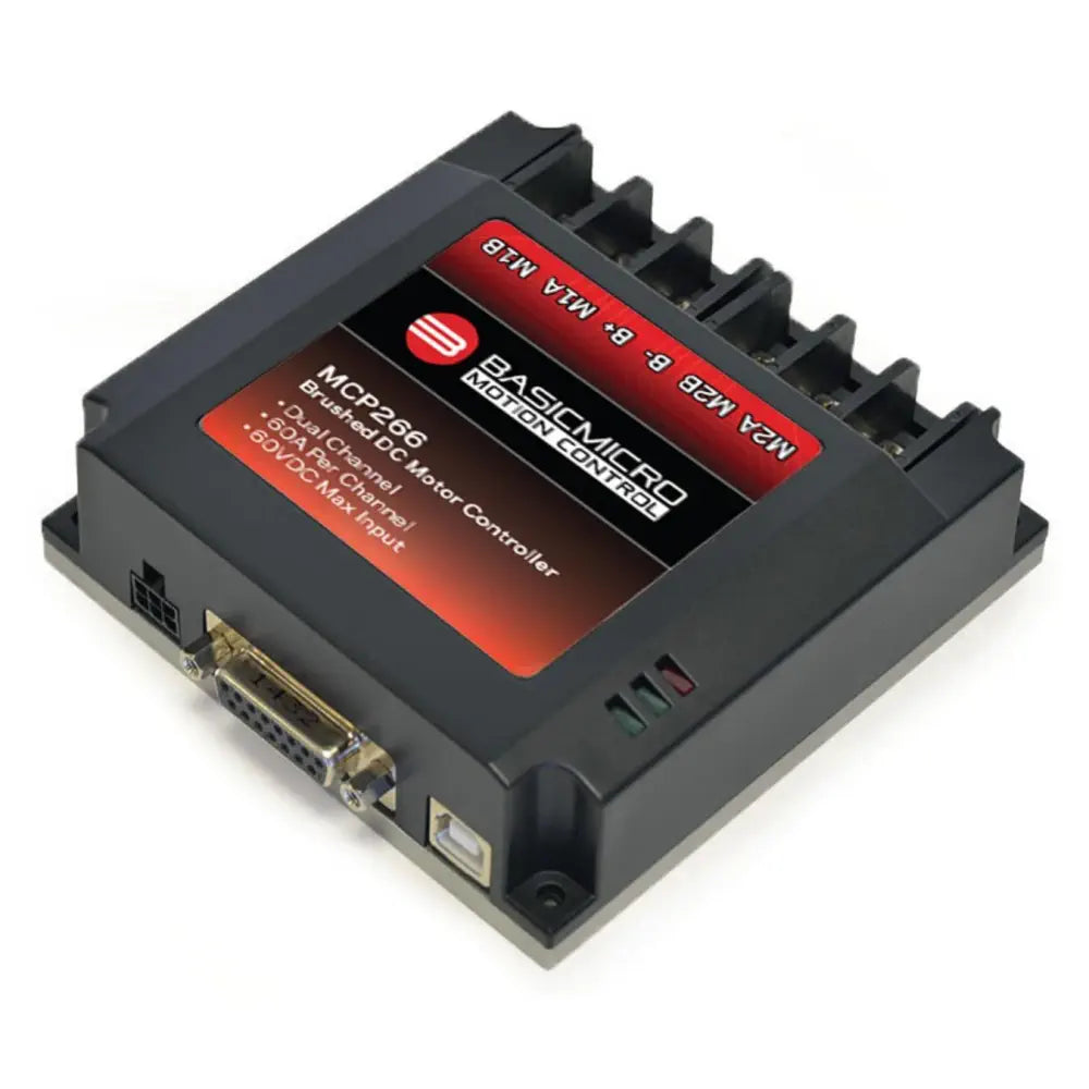MCP266 Dual 60A, 60VDC Advanced Motor Controller