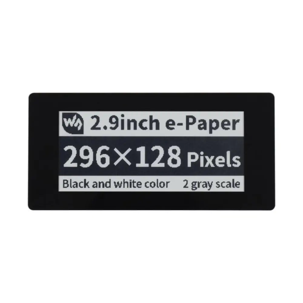 2.9-inch 296x128 Touch E-Paper E-Ink Display HAT for RPi, Capacitive Touch