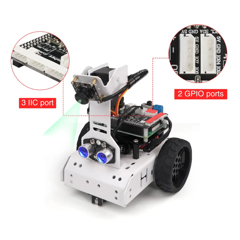 Hiwonder Gogopi Intelligent Vision Robot Car (Without Raspberry Pi 4B)
