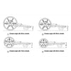 Balboa Chassis with Stability Conversion Kit (No Motors, Wheels, or Electronics)