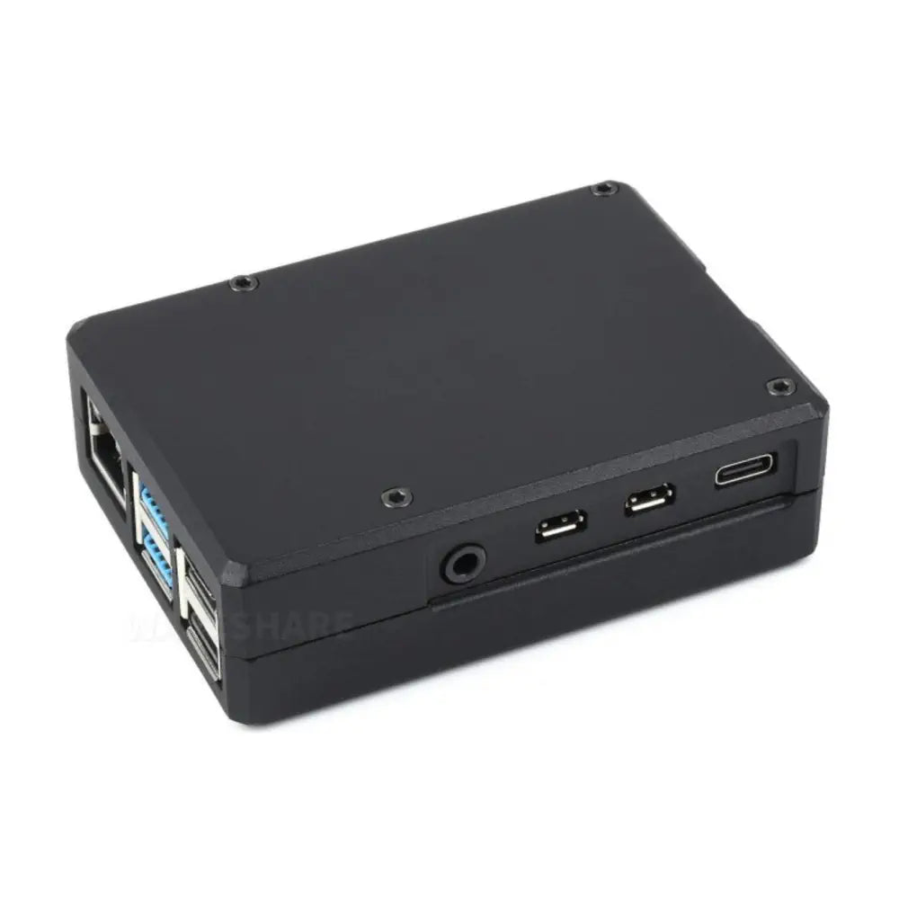 Grid Grooved Case for Raspberry Pi 4, Inner Heatsink Pillars