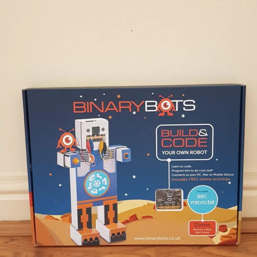 BinaryBots Cardboard to Code Robot Kit with BBC micro:bit - STEM Coding Robot Toy - Build Program Sensor Based Learning Robot - Educational Gift for Kids &amp; Schools | DIMM