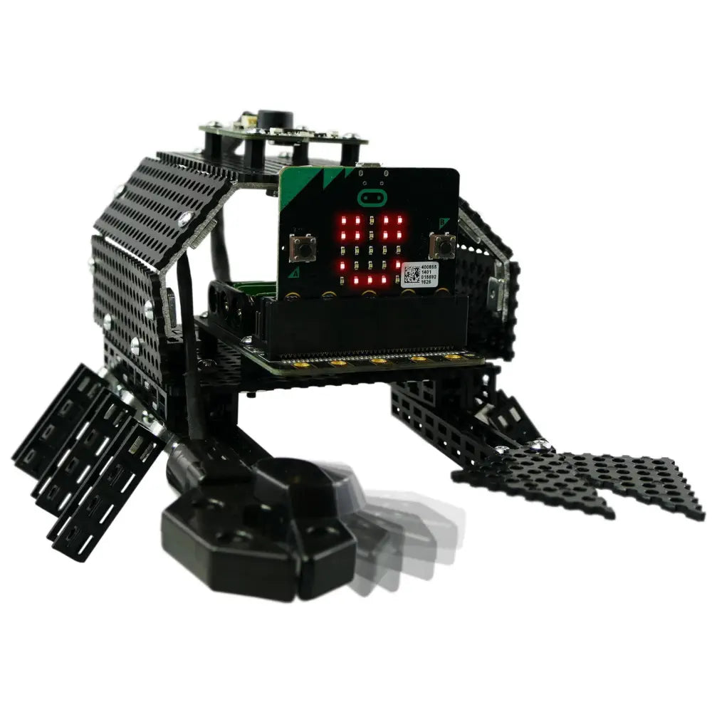 BinaryBots Totem Crab Robot Kit with BBC micro:bit - STEM Coding Programmable Learning Toy - Build Interactive Sensor Robot for Kids, Students &amp; Schools - Educational Gift