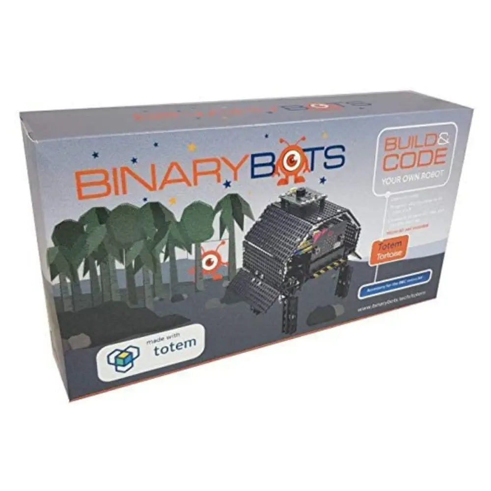 BinaryBots Code Totem Tortoise Robot Kit with BBC micro:bit - STEM Coding Sensor Board Toy - Build Touch LED Interactive Robot for Kids, Students &amp; Schools Learning | Tortoise