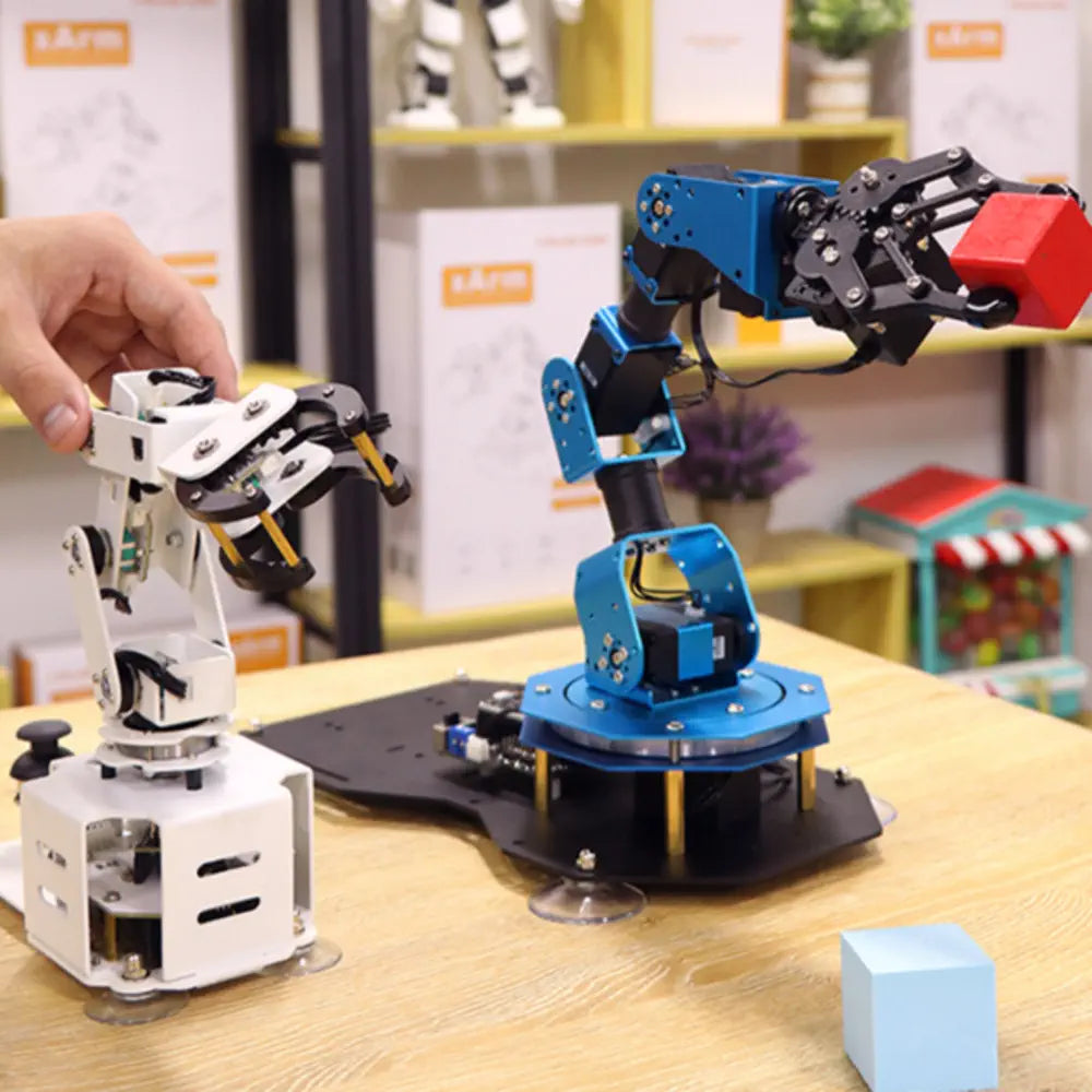 xArm ESP32 Bus Servo Robotic Arm Powered by Open-source ESP32 Python Programmable Robot  (Unassembled Kit + Sensor kit)