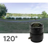Arducam CS Lens for RPi HQ Camera, 120 Wide Angle CS-Mount, 3.2mm w/ Manual Focus