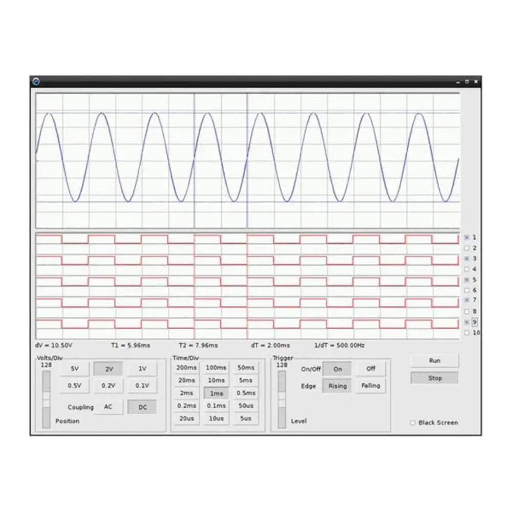 Velleman Oscilloscope & Logic Analyzer Shield for Raspberry Pi