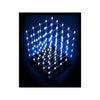 3D LED Cube 5x5x5 Soldering Kit (Blue)