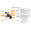 Hiwonder Gogopi Intelligent Vision Robot Car (Without Raspberry Pi 4B)